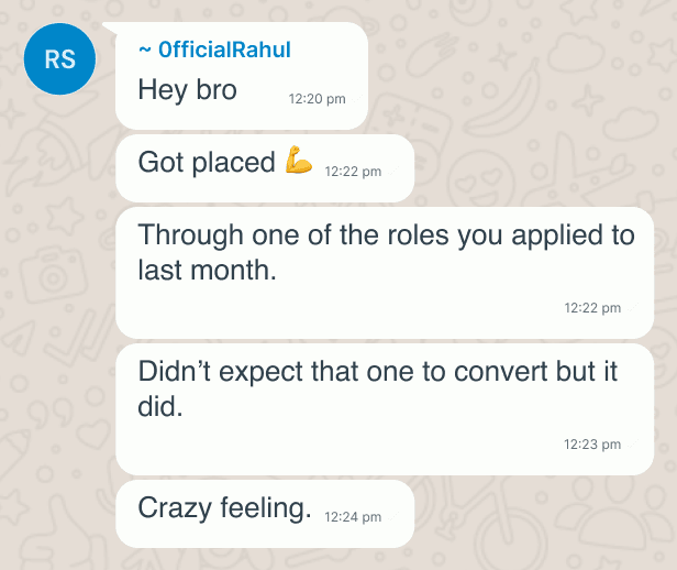 Testimonial screenshot